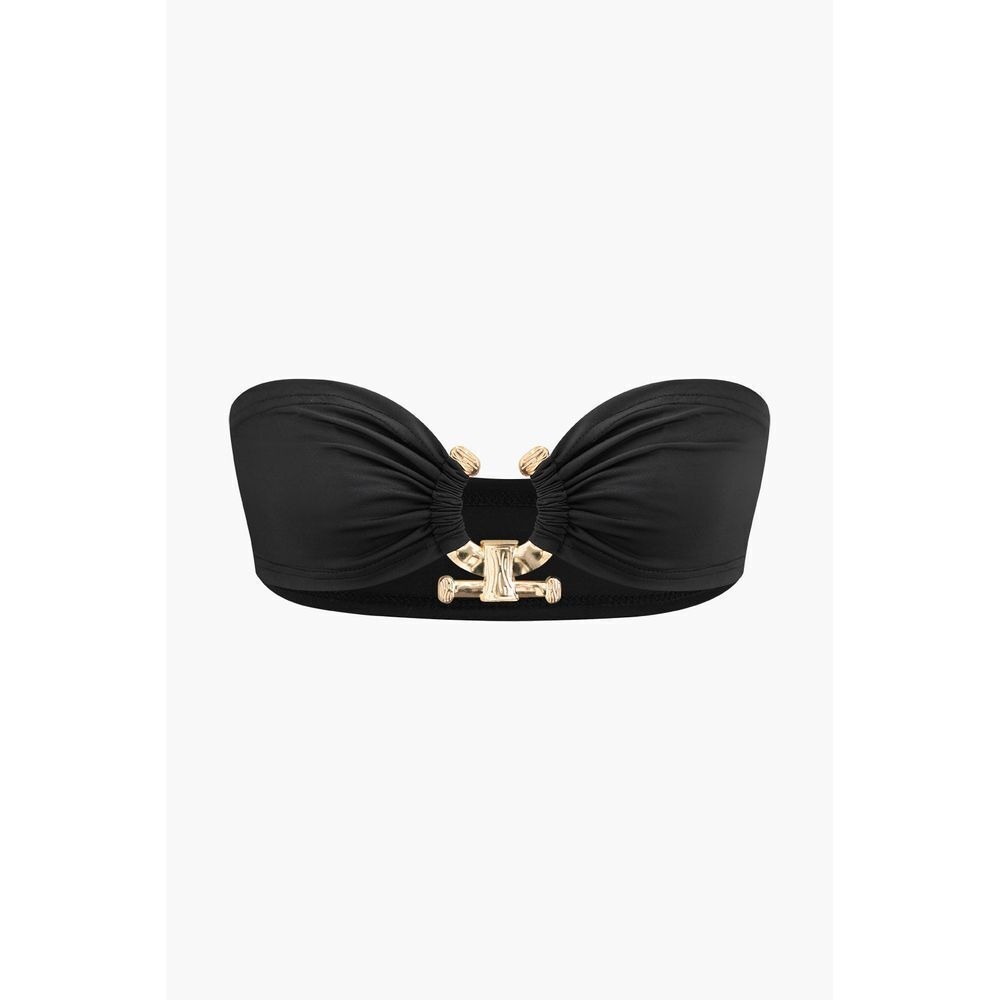 Micas U-ring Crop Tube Top And Asymmetric Slit Skirt Set black size S‎ - Picture 10 of 14